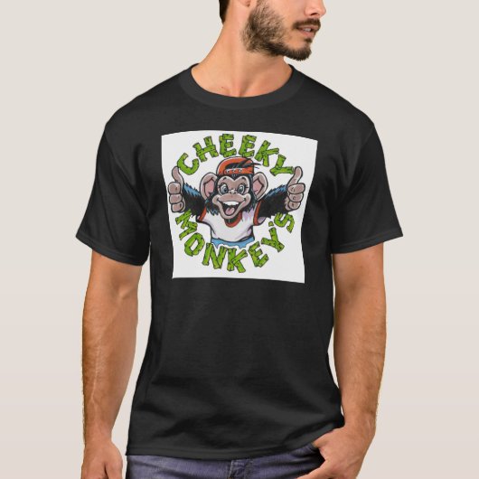 CHEEKY MONKEY T-SHIRT (Voorkant)
