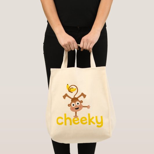 Cheeky Monkey Tote Bag (Voorkant (product))