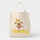 Cheeky Monkey Tote Bag (Voorkant)