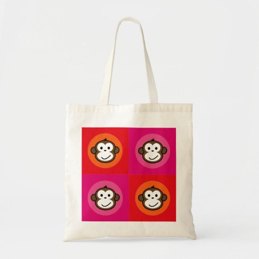 Cheeky Monkey Tote Bag (Voorkant)