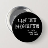 Cheeky Monkeys Button (Voorkant /achterkant)