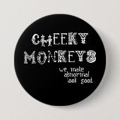 Cheeky Monkeys Button (Voorkant)