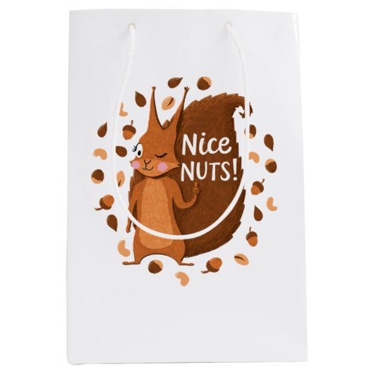 Cheeky Nutty Squirrel 41 Medium Cadeauzakje (Voorkant)