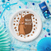 Cheeky Nutty Squirrel 41 Papieren Bordje (Feest)