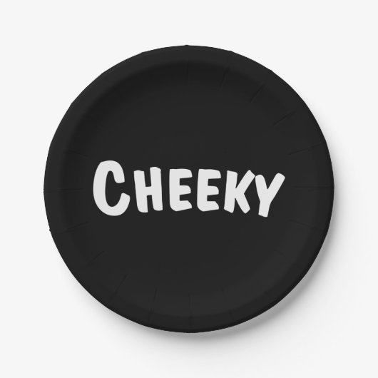 Cheeky Papieren Bordje (Voorkant)