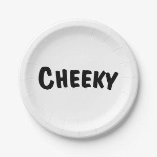 Cheeky Papieren Bordje