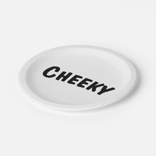 Cheeky Papieren Bordje (Gekanteld)