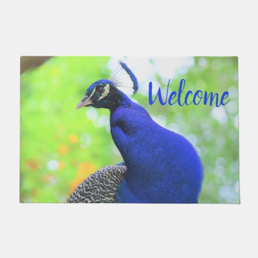 Cheeky Peacock Deurmat (Voorkant)