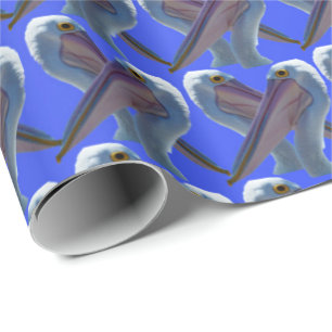 Cheeky Pelican Faces Cadeaupapier
