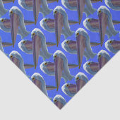 Cheeky Pelican Faces Tissuepapier (Detail)