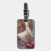 Cheeky Pitbull Bagagelabel (Voorkant verticaal)