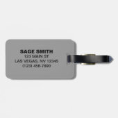 Cheeky Pitbull Bagagelabel (Achterkant horizontaal)