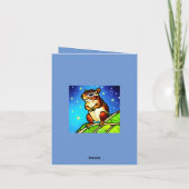 Cheeky, Playful Chipmunk Pal Kaart (Achterkant)