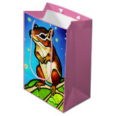 Cheeky, Playful Chipmunk Pal Medium Cadeauzakje (Voorkant Gekanteld)