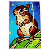 Cheeky, Playful Chipmunk Pal Medium Cadeauzakje (Achterkant)