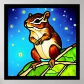 Cheeky, Playful Chipmunk Pal Poster (Voorkant)