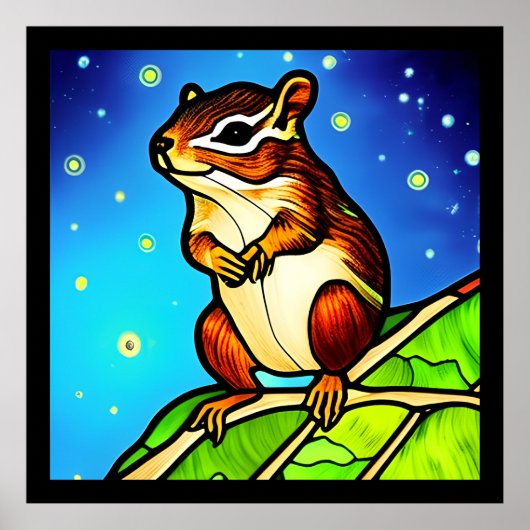 Cheeky, Playful Chipmunk Pal Poster (Voorkant)