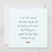 Cheeky Reindeer Christmas Greeting Card Kaart (Achterkant)