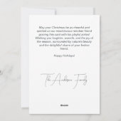 Cheeky Rendier Vrolijk Kerstfeest Feestdagenkaart (Achterkant)