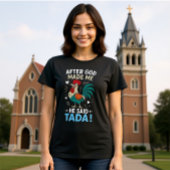 Cheeky Rooster Statement Graphic T-shirt