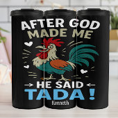 Cheeky Rooster Statement Graphic Thermosbeker