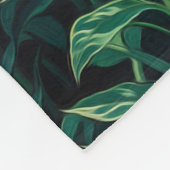 Cheeky Schattigee Cartoon Giraffe Verbergen in Bom Fleece Deken (Hoek)