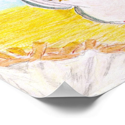 Cheeky Sea gulls  Poster (Hoek)