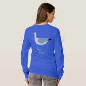 Cheeky Seagull Name T-shirt (Achterkant volledig)
