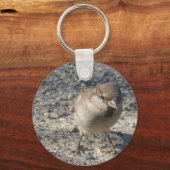 Cheeky Sparrow Sleutelhanger (Voorkant)