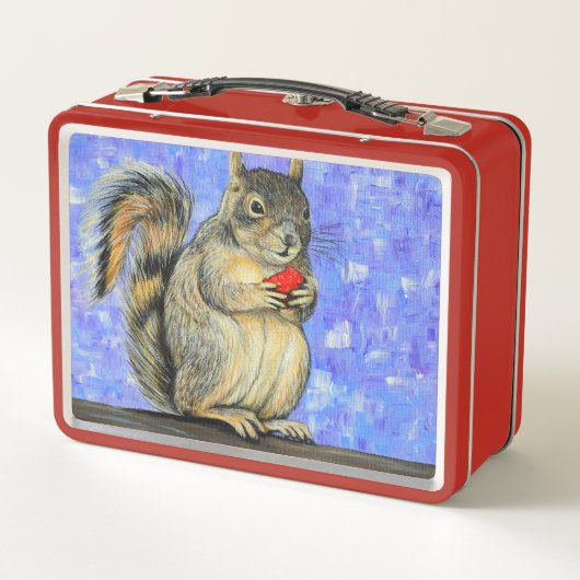 Cheeky Squirrel Painting (Achterkant)