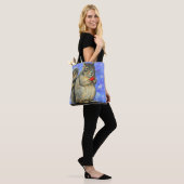 Cheeky Squirrel Painting Tote Bag (Op model)