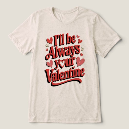 Cheeky Valentijn Tri-Blend Shirt (Design voorkant)