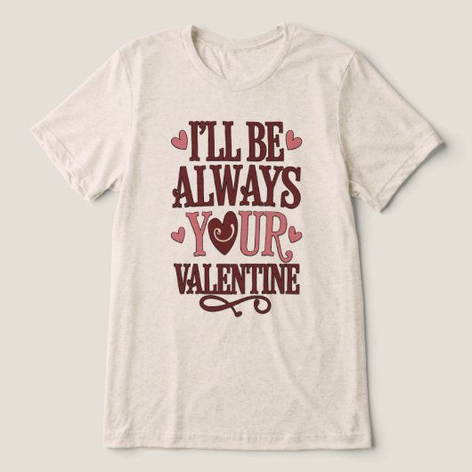Cheeky Valentijn Tri-Blend Shirt (Design voorkant)
