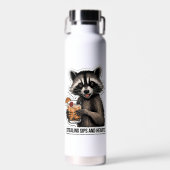 Cheeky Wasbeer met Whiskey Sour – Speelse Cocktail Waterfles (Voorkant)