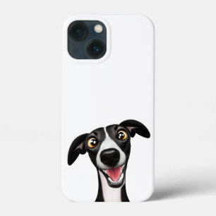 Cheeky Whippet in een schattige cartoon kunst Case-Mate iPhone Case