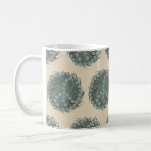 Cheeky Whirled Peas Pattern Koffiemok