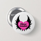 Cheeleader Heart Ronde Button 5,7 Cm (Voorkant /achterkant)