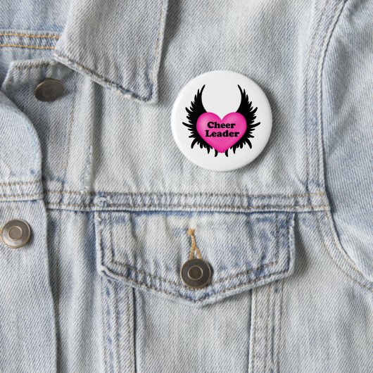 Cheeleader Heart Ronde Button 5,7 Cm (In situ)