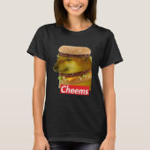 Cheems Cheemsburbger Ironic Doge Meme T-shirt (Voorkant)