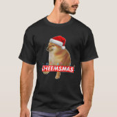 Cheems Cheemsmas Kersttrui Doge Meme Design T-shirt (Voorkant)
