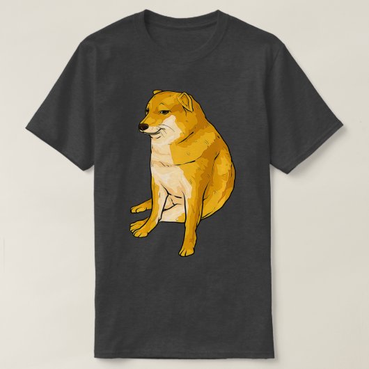 Cheems Dog Funny Shiba Inu Meme T-shirt (Design voorkant)