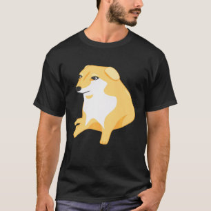 Cheems Shiba Inu Ironic Dog Meme Premium T-shirt