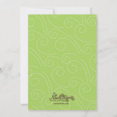 Cheep Cheep Yellow Chick Easter Party Invitation Kaart (Achterkant)