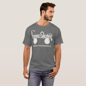Cheep Skates Rolschaatsbaan Retro T-shirt - SW (Voorkant volledig)