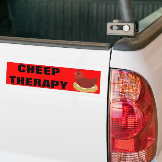 Cheep Therapy Bumpersticker (Op Truck)