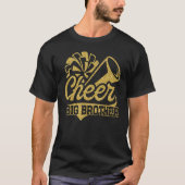 Cheer Big Brother Biggest Fan Cheerleader Father's T-shirt (Voorkant)