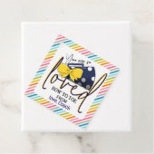 Cheer Bow en Megaphone Gift Labels voor Cheerleade (In situ)