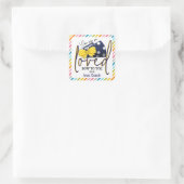 Cheer Bow en Megaphone Gift Labels voor Cheerleade (Tas)