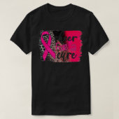 Cheer Breast Cancer Awareness Leopard T-shirt (Design voorkant)