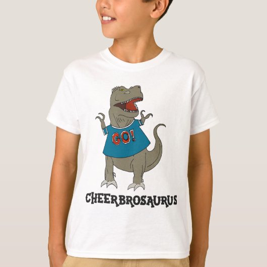 Cheer Brother Dinosaur Boys Cheerlead T-shirt (Voorkant)
